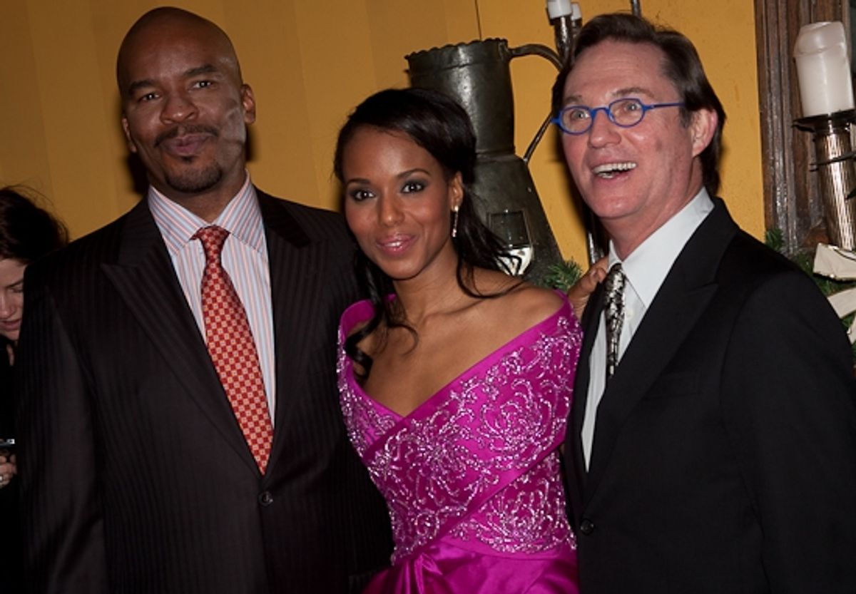 David Alan Grier, Kerry Washington, and Richard Thomas at 