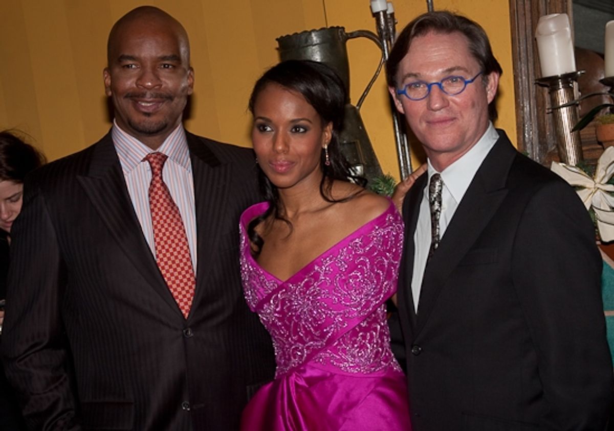 David Alan Grier, Kerry Washington, and Richard Thomas at 