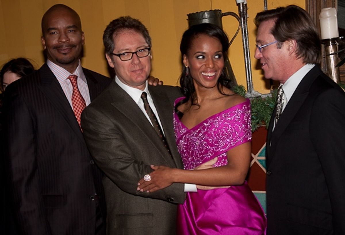 David Alan Grier, James Spader, Kerry Washington, and Richard Thomas at 