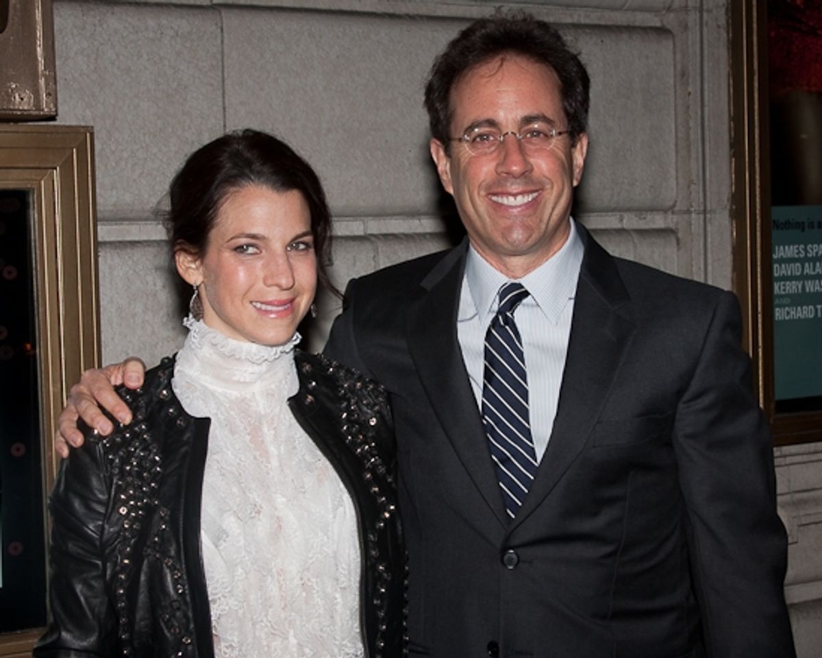 Jessica Seinfeld and Jerry Seinfeld at 
