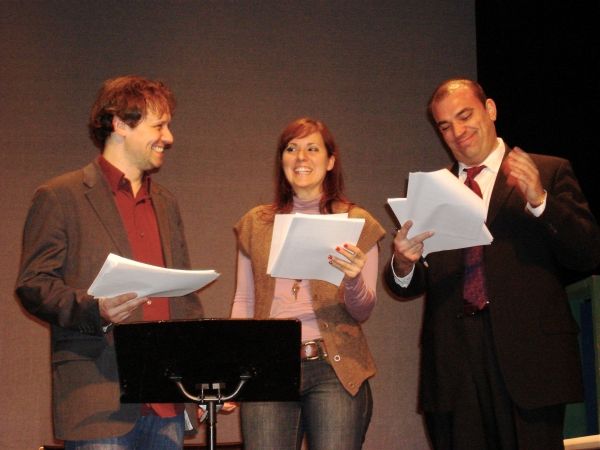 Jim Stanek, Tiffany Lutz and Paul Salvetoriello Photo