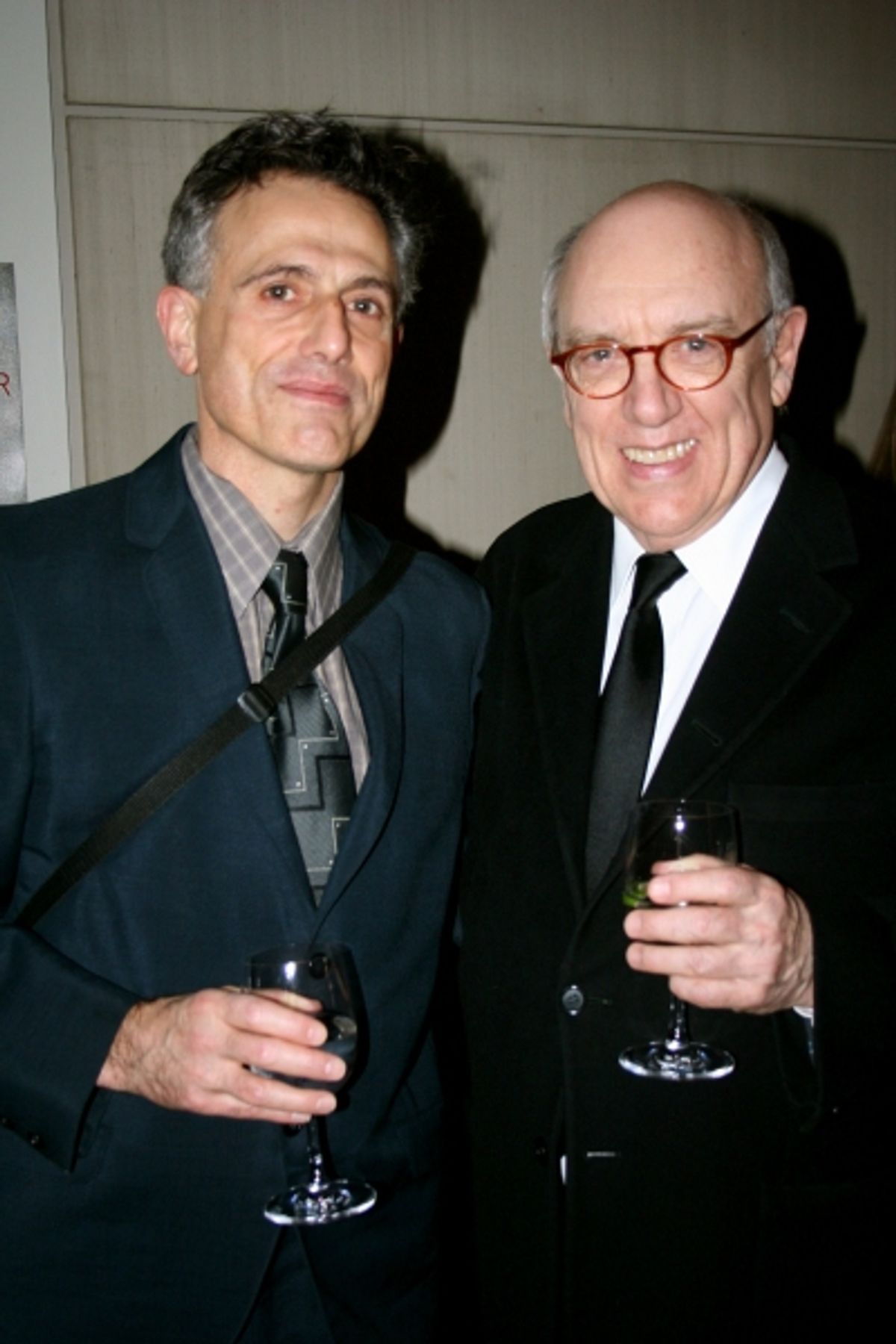 David Greenspan and Mart Crowley at Transport Group Honors McNally & Mantello at 'Gimme A Break!' Benefit
