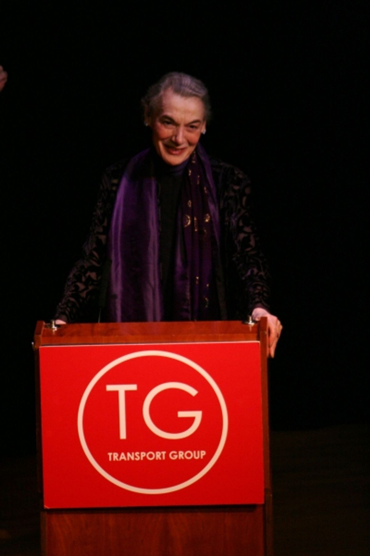 Marian Seldes at Transport Group Honors McNally & Mantello at 'Gimme A Break!' Benefit