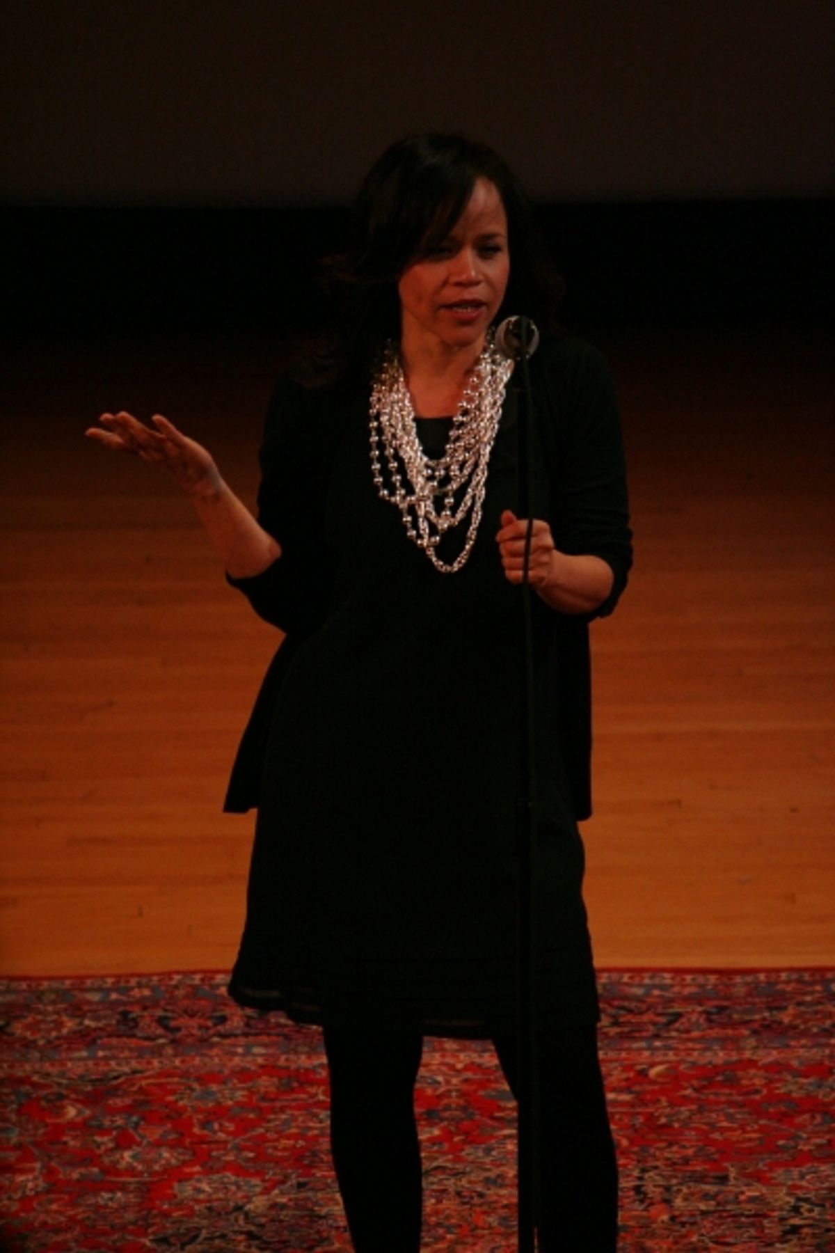 Rosie Perez at Transport Group Honors McNally & Mantello at 'Gimme A Break!' Benefit