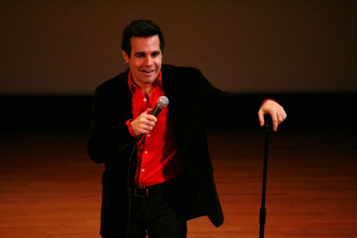 Mario Cantone at Transport Group Honors McNally & Mantello at 'Gimme A Break!' Benefit