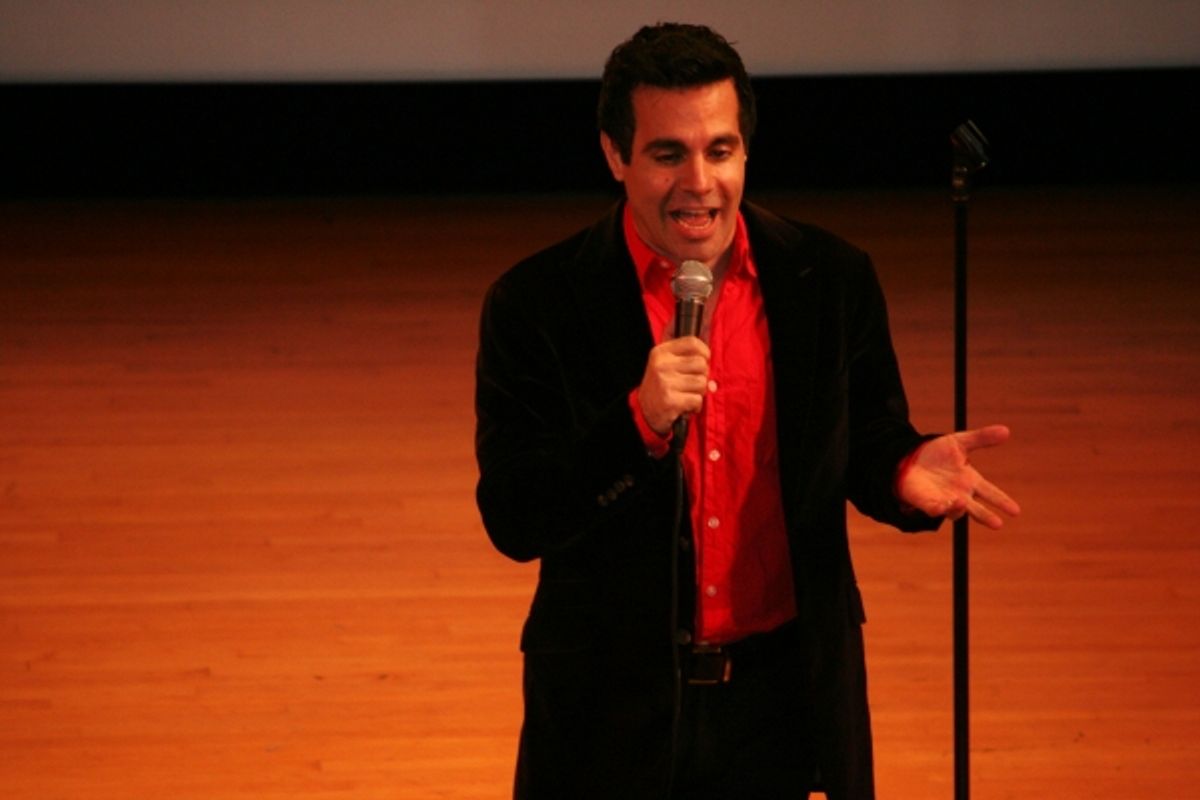 Mario Cantone at Transport Group Honors McNally & Mantello at 'Gimme A Break!' Benefit