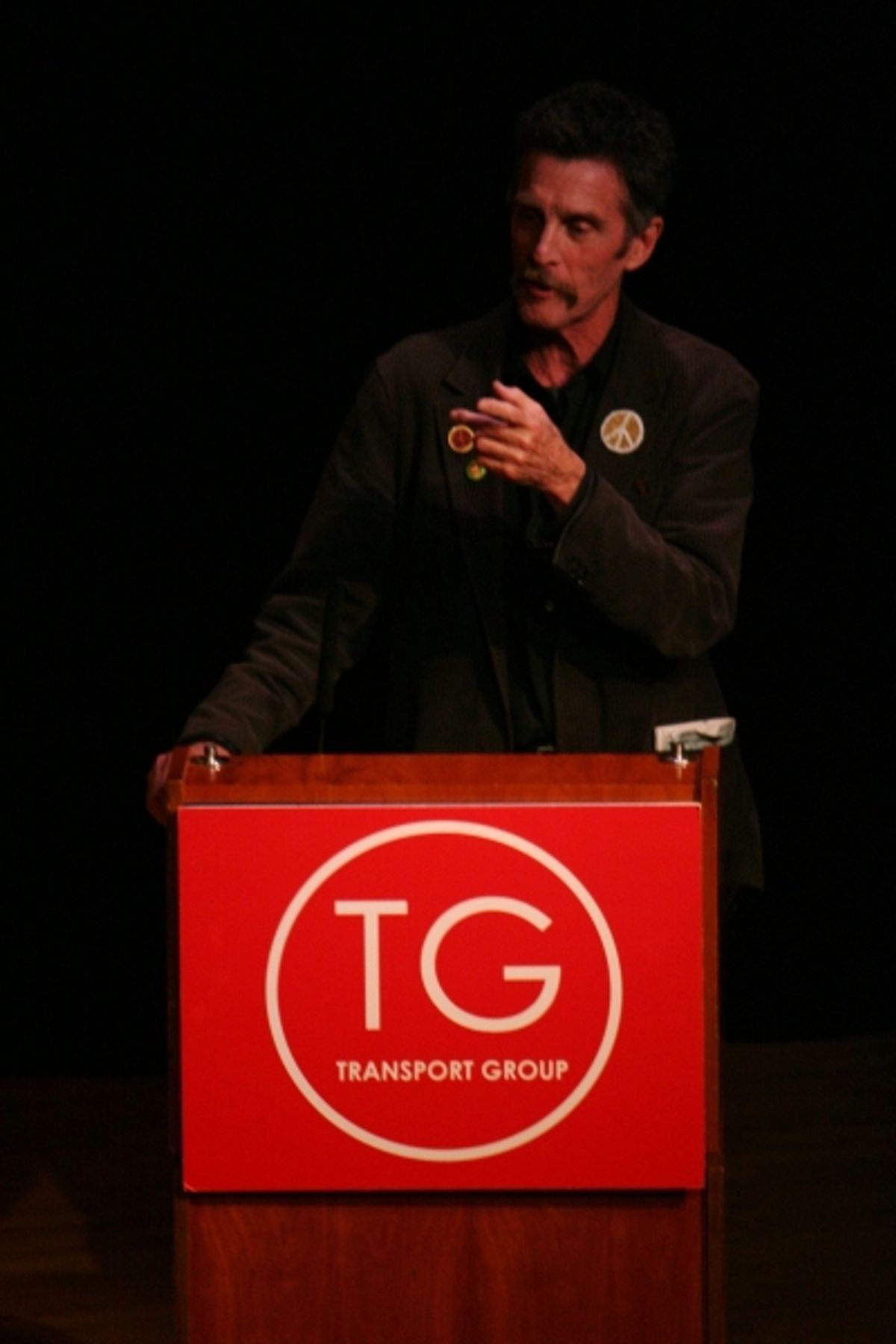 John Glover at Transport Group Honors McNally & Mantello at 'Gimme A Break!' Benefit