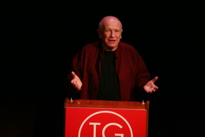 Terrence McNally accepts his award Photo