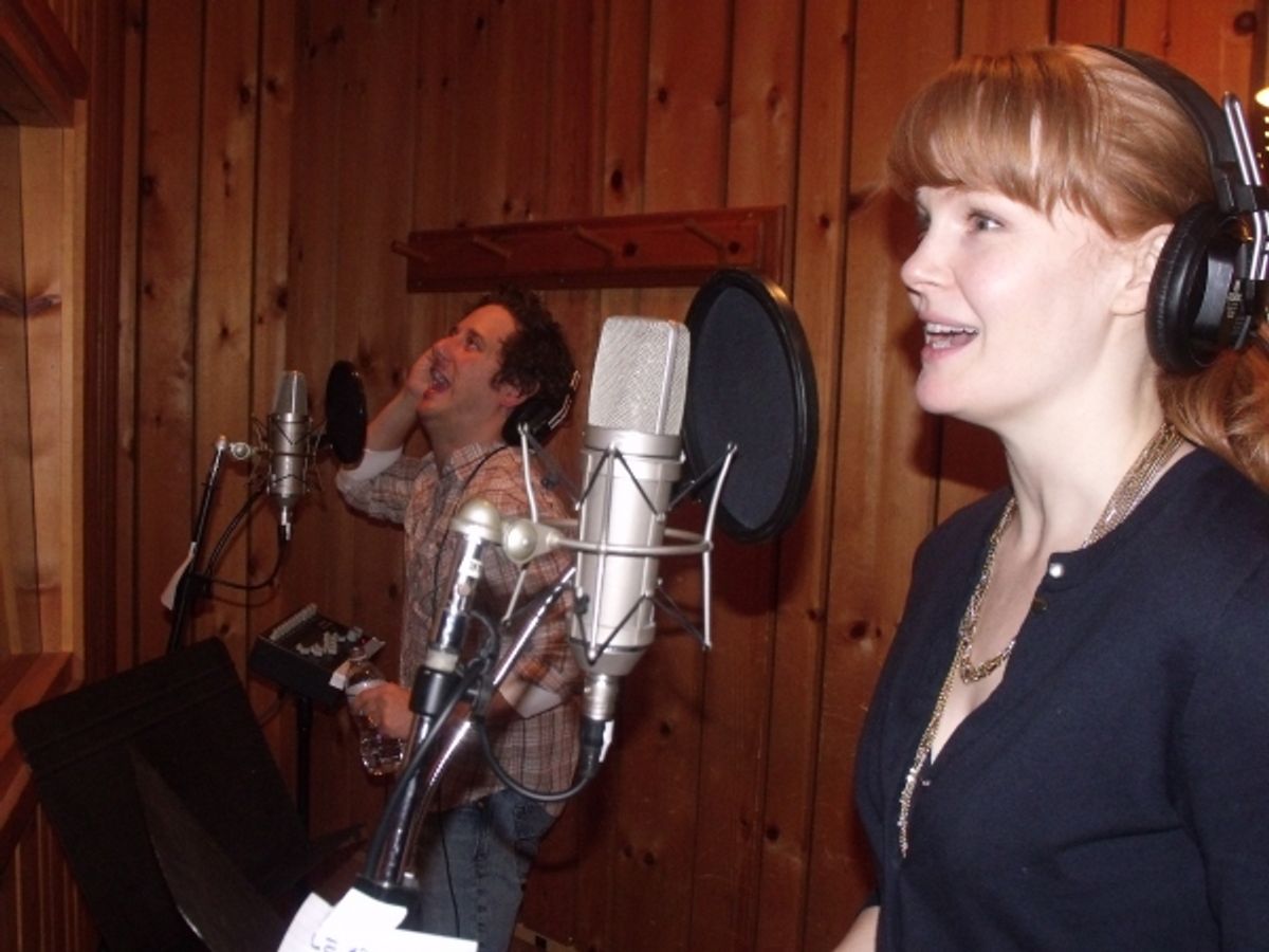 Christopher Fitzgerald and Kate Baldwin at 