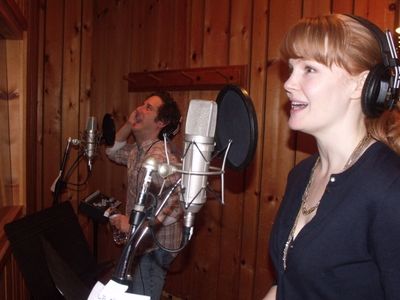 Christopher Fitzgerald and Kate Baldwin Photo