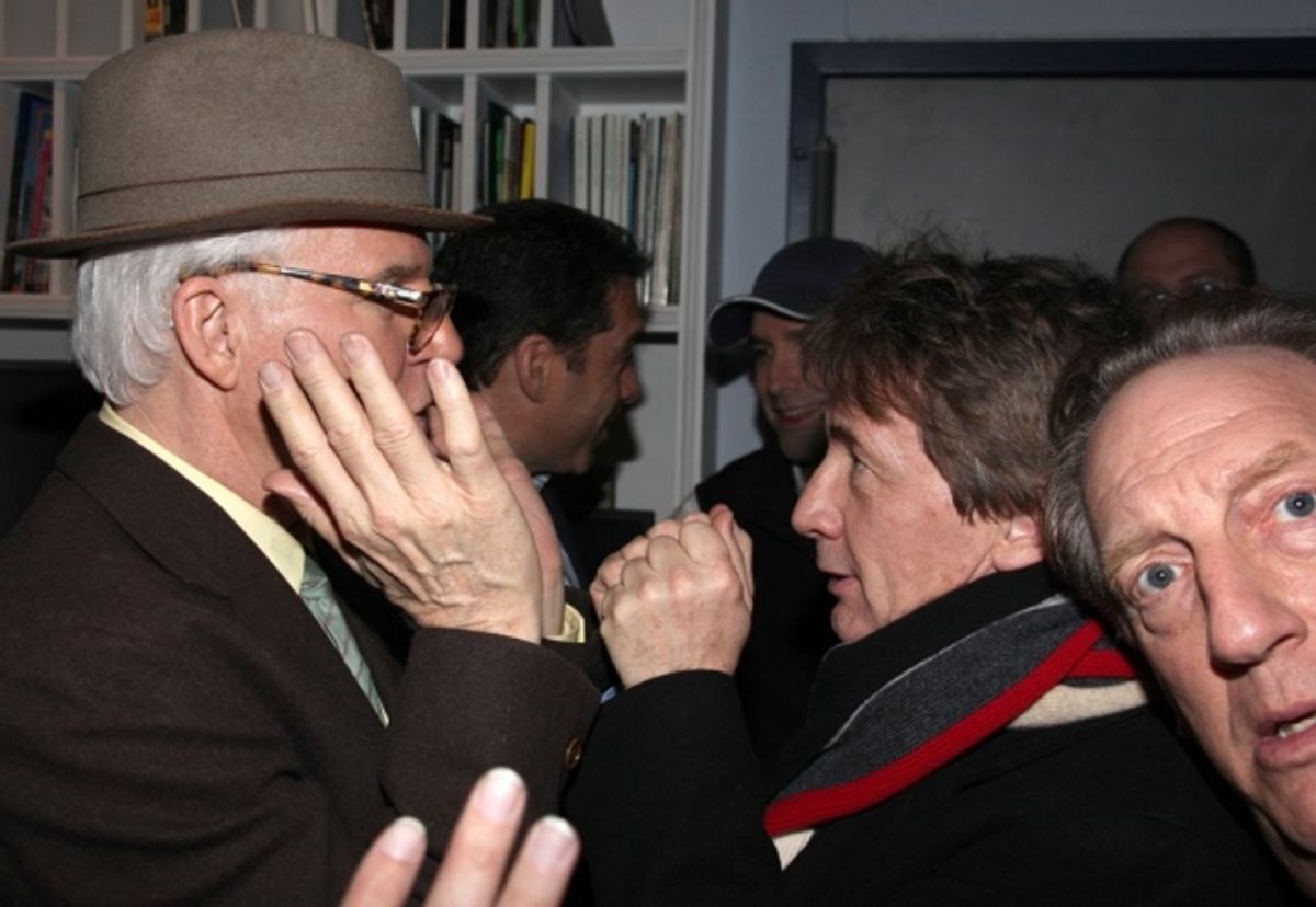 Steve Martin & Martin Short with Alan Zweibel at 