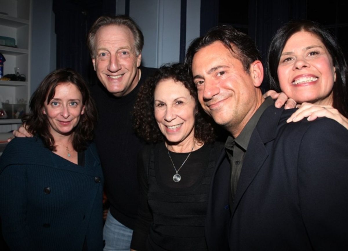 Rachel Dratch & Alan Zweibel, Rhea Perlman, Eugene Pack & Dayle Reyfel at 