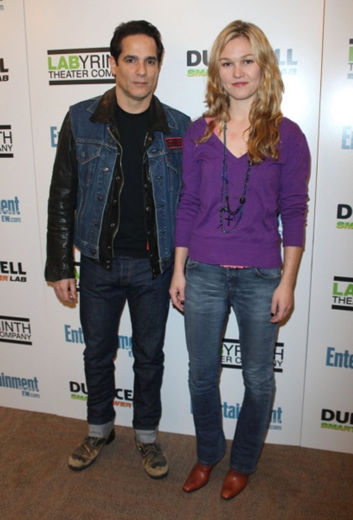 Yul Vazquez and Julia Stiles at 