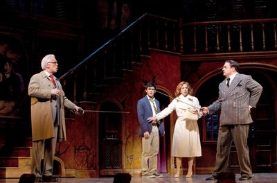 Terrence Mann, Wesley Taylor, Carolee Carmello and Nathan Lane Photo