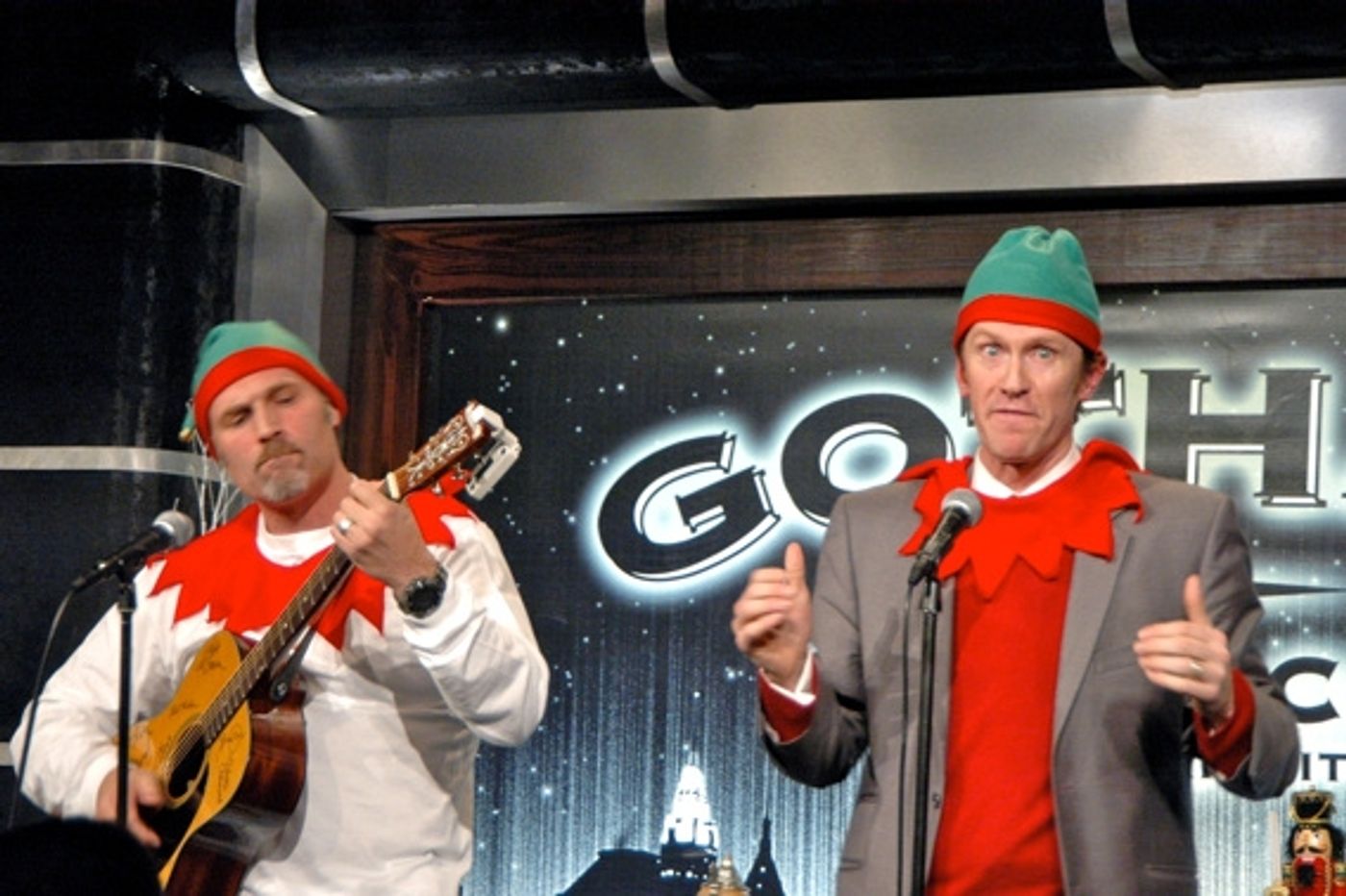 Photo Coverage: Kudisch & Denman are The Holiday Guys  Image