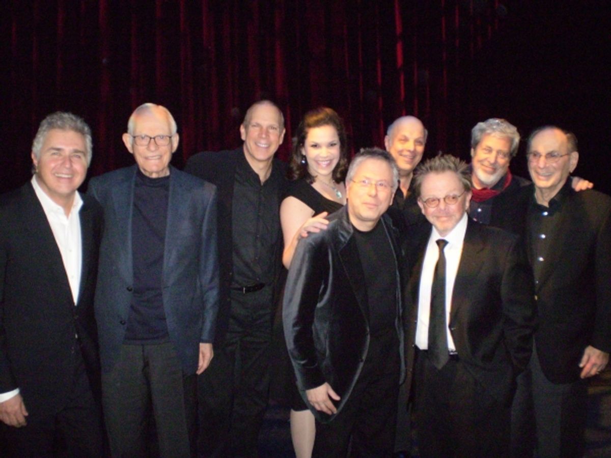Steve Tyrell, Alan Bergman, David Zippel, Lindsay Mendez, Alan Menken, Charles Fox, Paul Williams, Tony Walton, Hal David at 