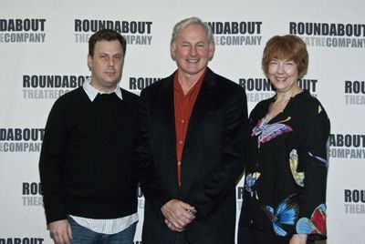 Brooks Ashmankas, Victor Garber, Harriet Harris Photo