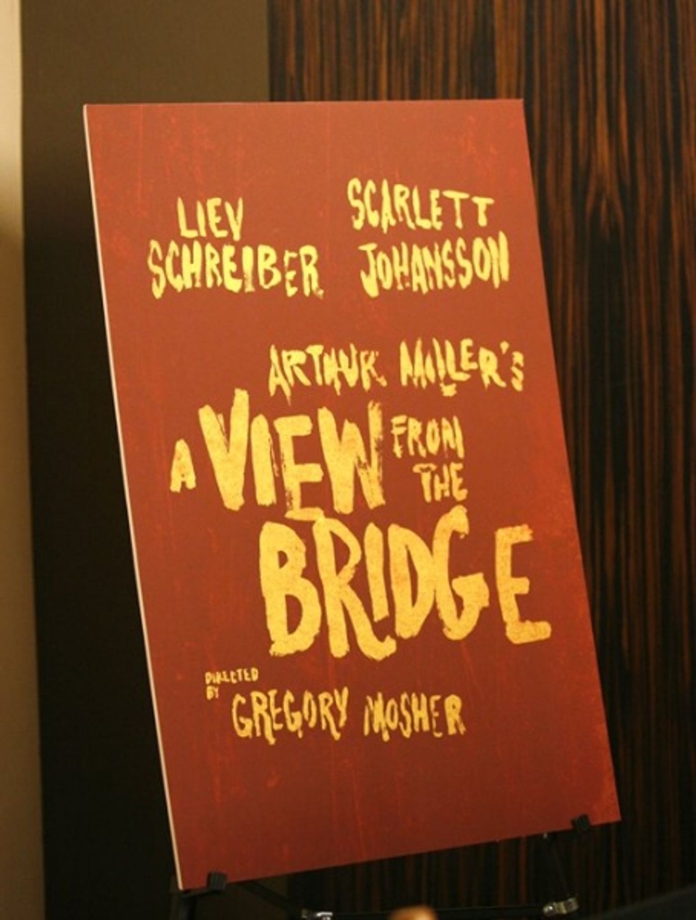 Photo Flash: A VIEW FROM THE BRIDGE Begins Previews on Broadway 12/28  Image