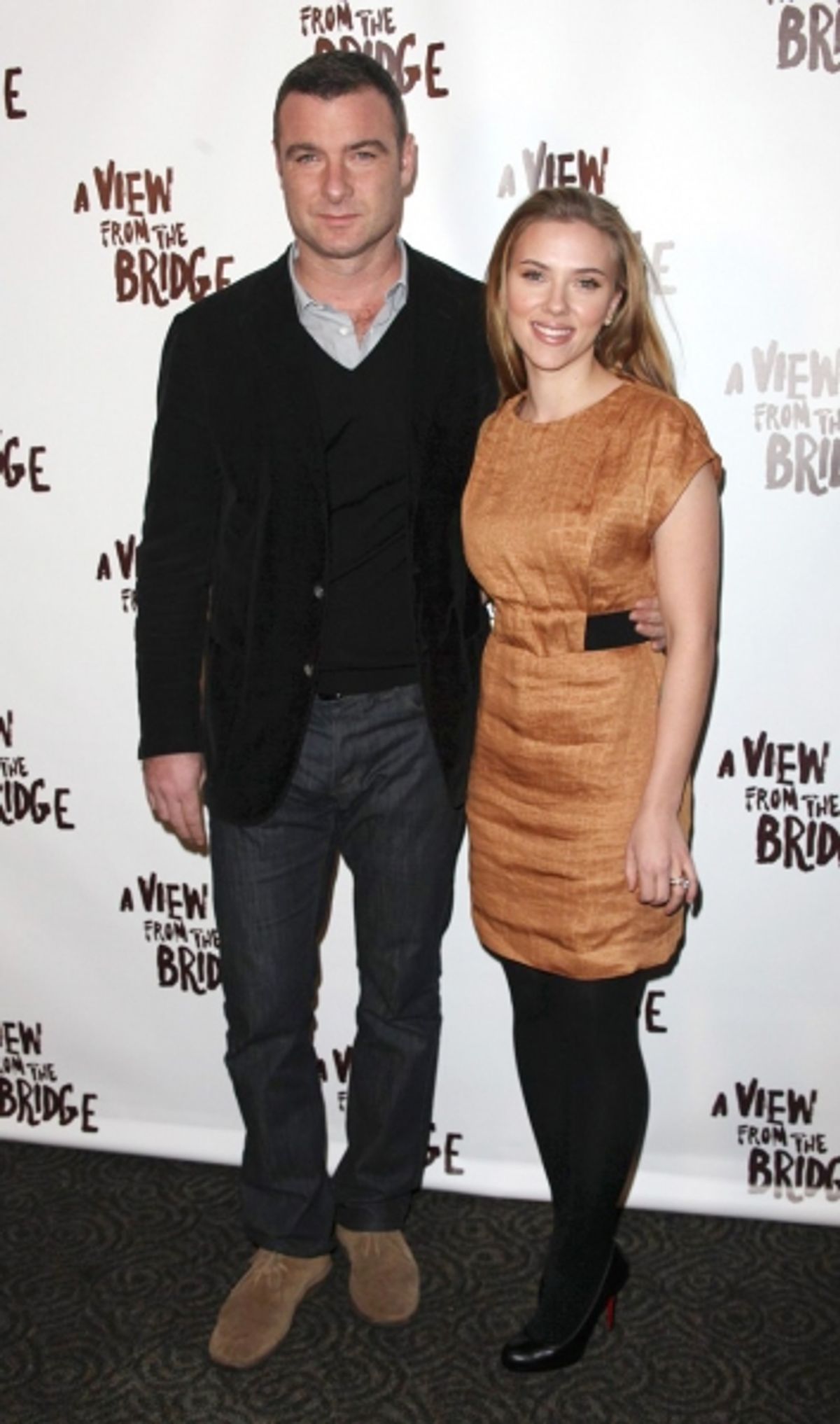 Liev Schreiber & Scarlett Johansson at 