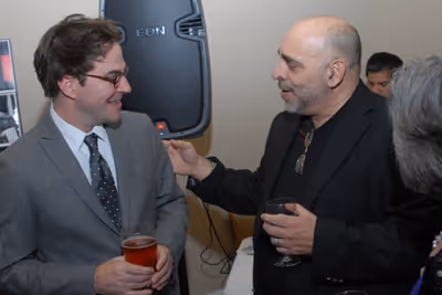 Roger Bart and Jim Petosa Photo
