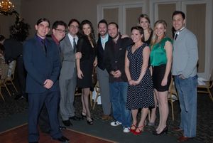 Roger Bart, Melina Kalomas, and the National Players Photo