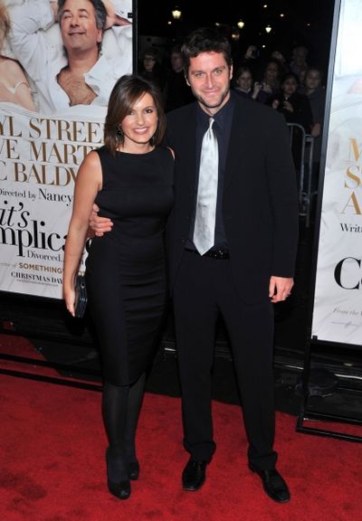 Mariska Hargitay and Peter Hermann  Photo