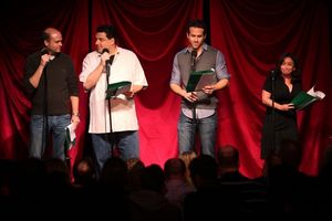 Scott Adsit, Steve Schirripa, Ryan Reynolds & Rachel Dratch @ BroadwayWorld Scott Adsit, Steve Schirripa, Ryan Reynolds & Rachel Dratch Photo