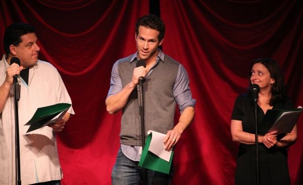 Scott Adsit, Steve Schirripa, Ryan Reynolds & Rachel Dratch Photo