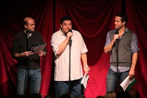 Scott Adsit, Steve Schirripa, Ryan Reynolds @ BroadwayWorld Scott Adsit, Steve Schirripa, Ryan Reynolds Photo