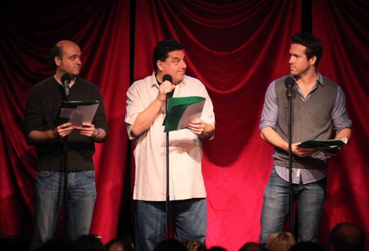 Scott Adsit, Steve Schirripa, Ryan Reynolds at 