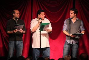 Scott Adsit, Steve Schirripa, Ryan Reynolds @ BroadwayWorld Scott Adsit, Steve Schirripa, Ryan Reynolds Photo