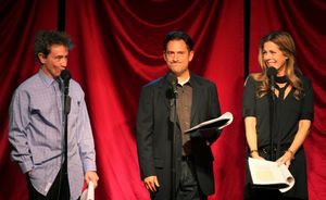 Martin Short, Eugene Pack & Rita Wilson, Alan Zweibel Photo