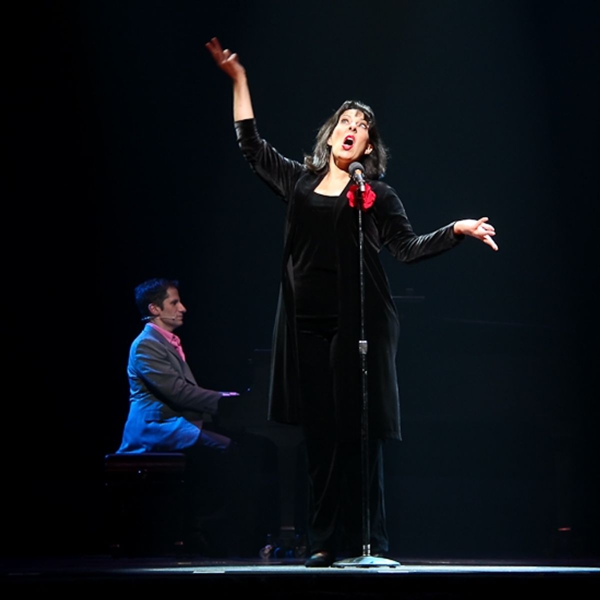 Seth Rudetsky and Christine Pedi at 