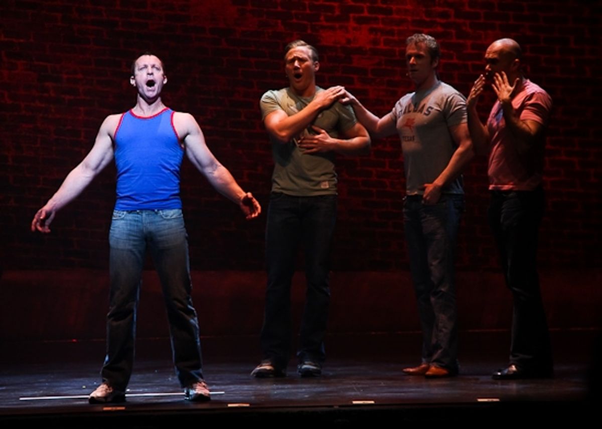 The cast of Chicago featuring Ryan Lowe at 