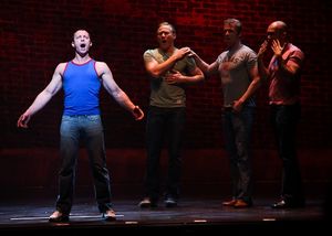 The cast of Chicago featuring Ryan Lowe Photo