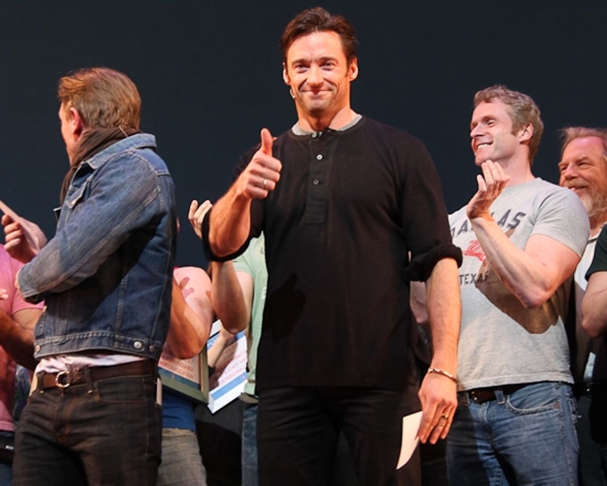 Daniel Craig and Hugh Jackman at 