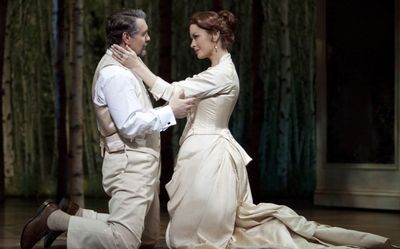 Alexander Hason as Fredrik Egerman and Catherine Zeta-Jones as Desiree Armfeldt  Photo