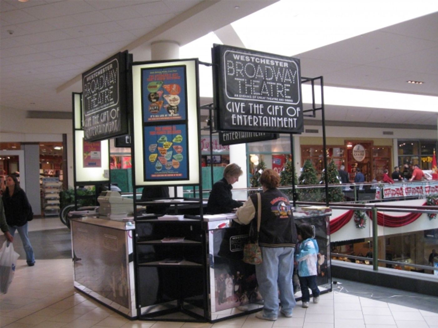 Photo Flash: Westchester Broadway Theatre Mans Kiosks In Local Malls Photo Flash: Westchester Broadway Theatre Mans Kiosks In Local Malls Image