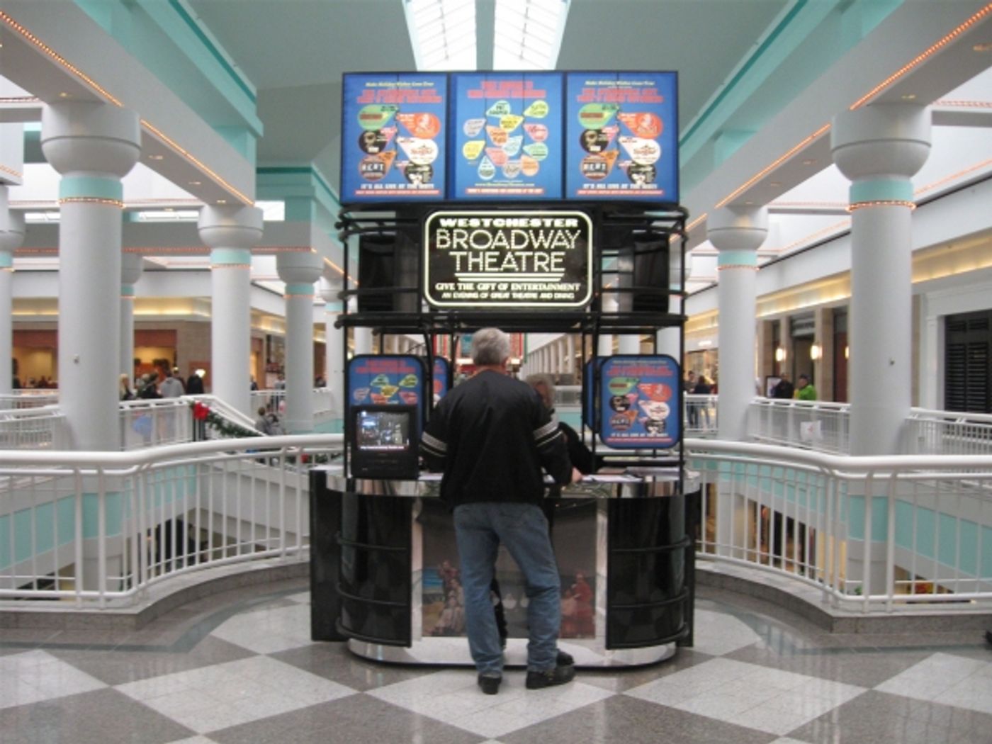 Photo Flash: Westchester Broadway Theatre Mans Kiosks In Local Malls Photo Flash: Westchester Broadway Theatre Mans Kiosks In Local Malls Image