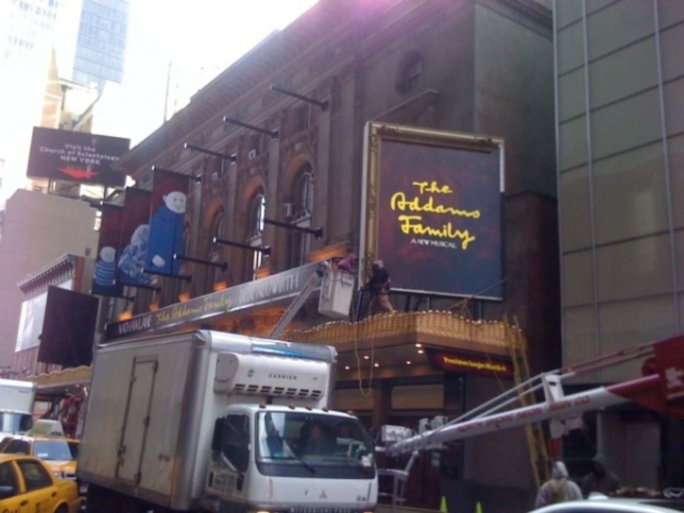 Photo Flash: THE ADDAMS FAMILY Marquee Revealed! Tickets on Sale 12/14  Image