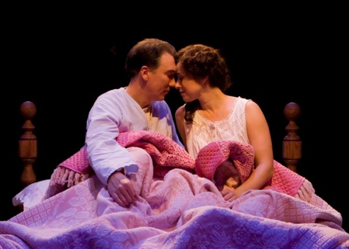 Paige Davis and Patrick Page at 