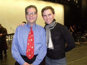 Michael Musto and Daniel Reichard @ BroadwayWorld Michael Musto and Daniel Reichard Photo