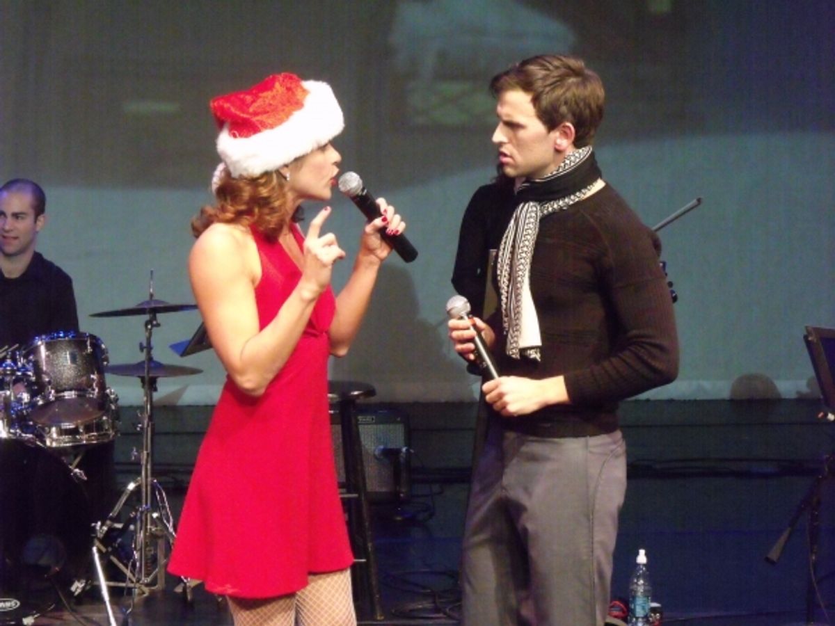 Rachelle Rak and Daniel Reichard at 