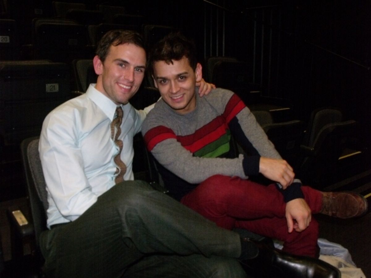 Daniel Reichard and Michael Longoria at 