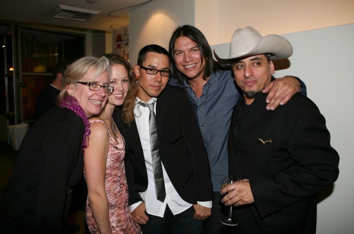 Lisa Peterson, Kirsten Potter, Justin Rain, Brandon Oakes and Richard Montoya at 