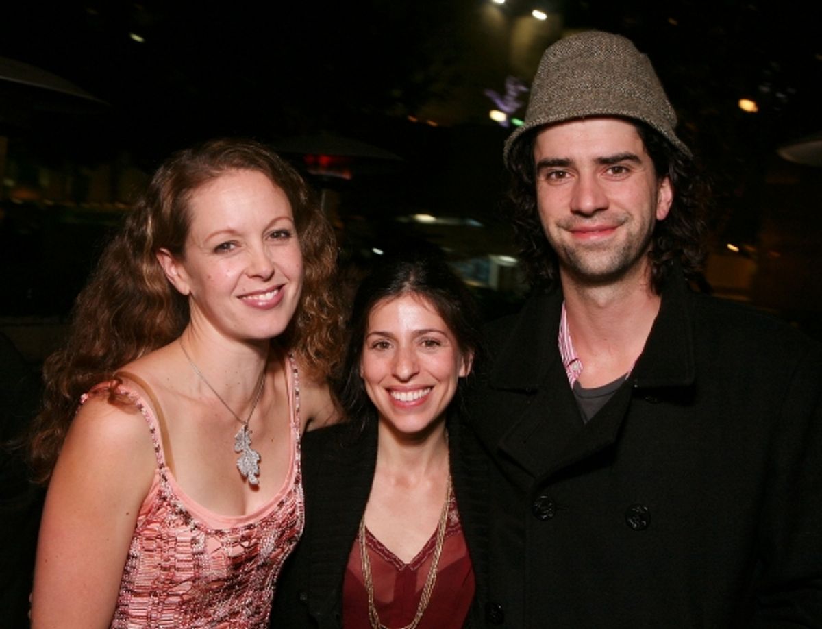 Kirsten Potter, Jessica Goldberg, and Hamish Linklater at 