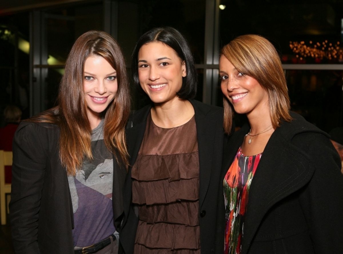 Lauren German, Julia Jones, and Everly Lee at 