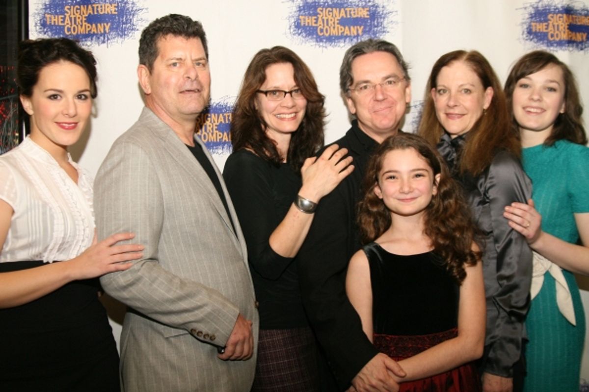 Jenny Dare Paulin, Horton Foote Jr., Daisy Foote, James Houghton, Emily Robinson, Hallie Foote, and Virginia Kull at 