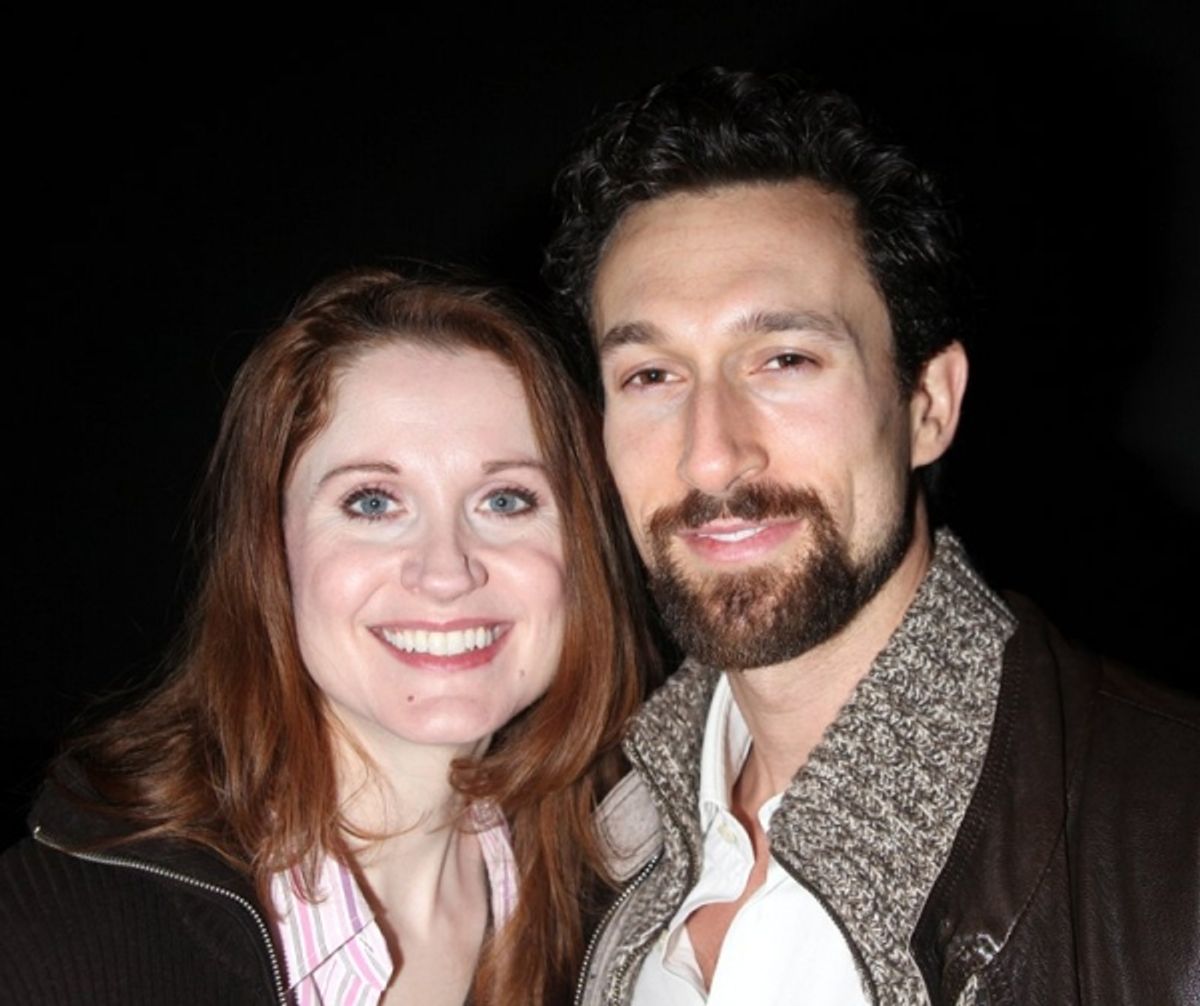 Christiane Noll and Aaron Lazar at 