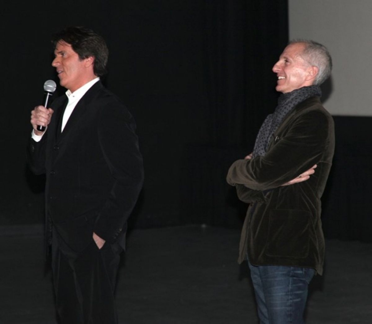 Director Rob Marshall and producer/choreographer John DeLuca 
 at 